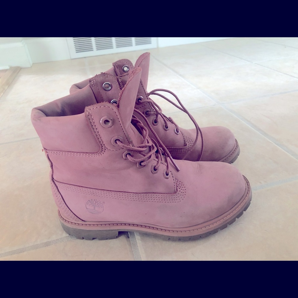 Baby Pink Timberland Boots